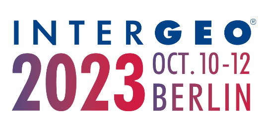 Logo of Intergeo 2023, a geospatial expo and conference