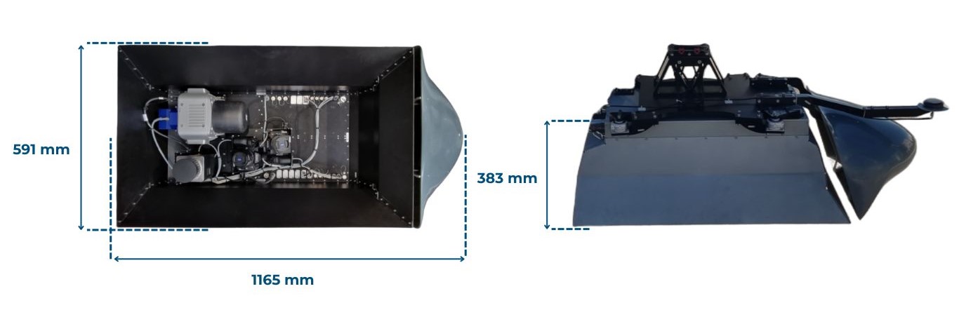 AISPECO’s multi-sensory payload for helicopters is configurable with multiple camera and LiDAR options from premier sensor providers, including RIEGL, Teledyne-Optech, Phase One, Sony, Infratec, FLIR, Hyspex, and others